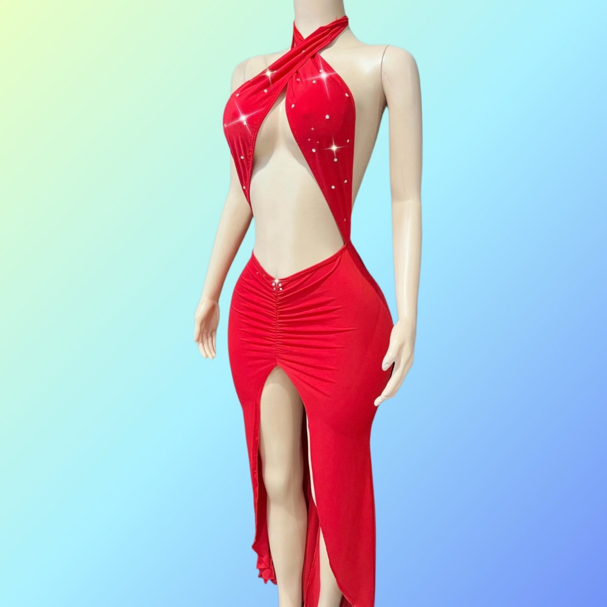 Tie Top Gown