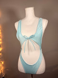 Blue One Piece monokini