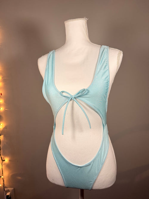 Blue One Piece monokini