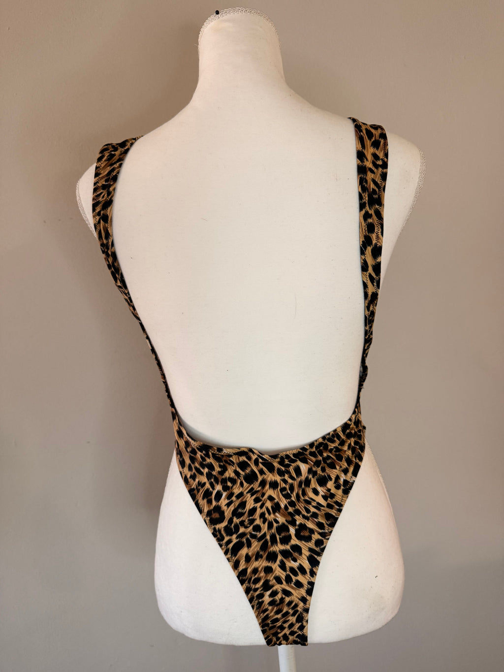 Open Torso U-Back One Piece