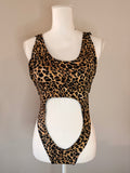 Open Torso U-Back One Piece