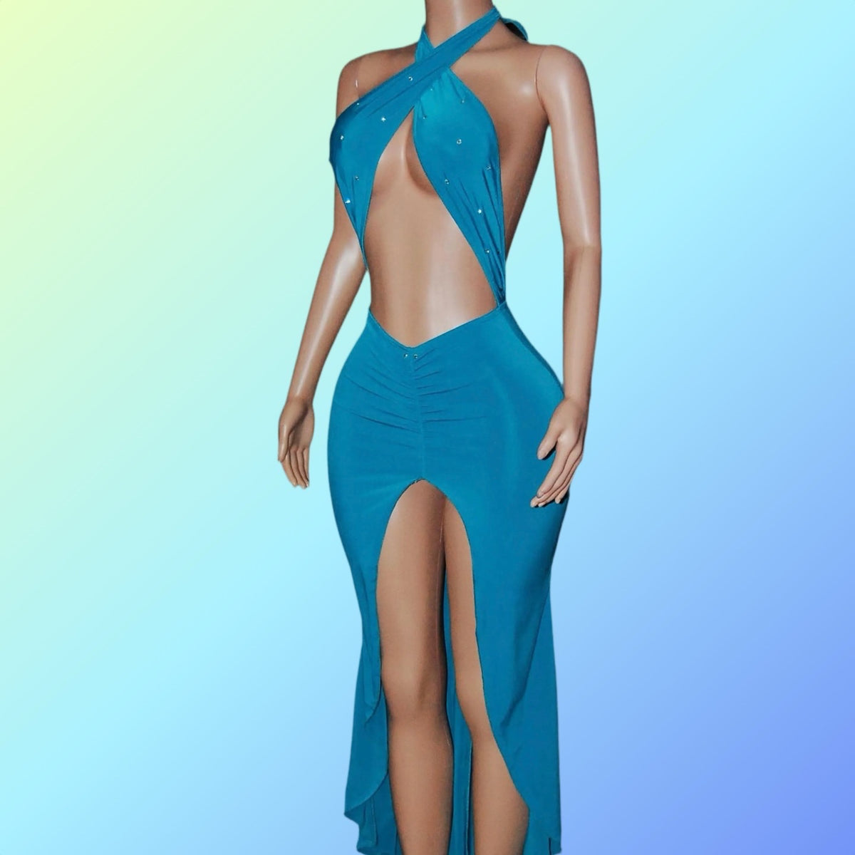 Tie Top Gown