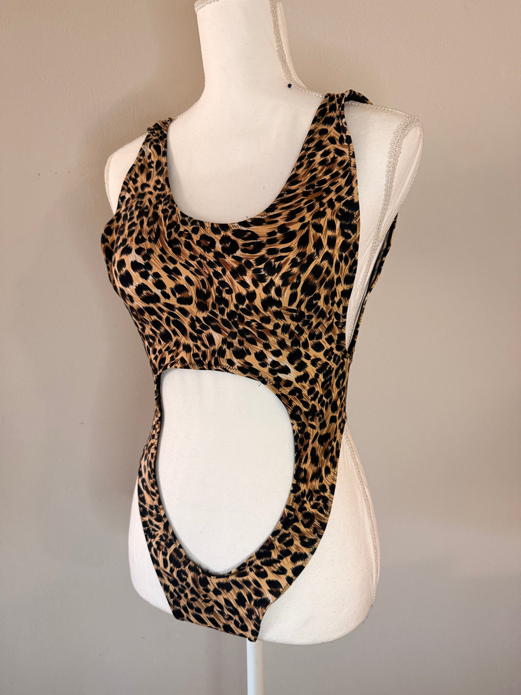 Open Torso U-Back One Piece