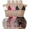 Three piece short set