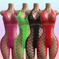 Mesh One Piece Shorts Body Stocking